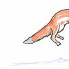 A leaping fox. 