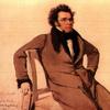 Franz Schubert reclines in a portrait by Wilhelm August Rieder.