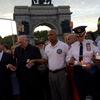 brooklyn borough president eric adams police shooting candlelight vigil clergy 