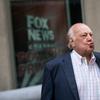Former Fox News chairman Roger Ailes in front of the News Corp building in New York City. 