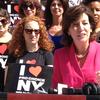 Kathy Hochul speaks during an August press conference in Manhattan.