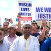 Muslims from across the city gathered in Ozone Park to pray for Imam Maulama Akonjee, 55, and Thara Uddin, 64, who were shot dead after leaving their mosque. (