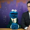John Oliver and Cookie Monster