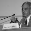 John Nash, American mathematician and winner of the Nobel Prize in Economics 1994, at a symposium of game theory at the university of Cologne, Germany
