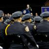 NYPD Police Commissioner Bill Bratton addresses 822 new graduates of July class.