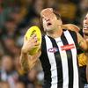 Rugby player Travis Close of the Magpies is tackled by Alex Rance of the Tigers in Melbourne, Australia. In sports, as in politics, 'momentum' is a word used constantly.