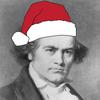 Santa Beethoven wishes you a merry holiday.