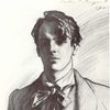 Portrait of William Butler Yeats by John Singer Sargent, pencil, 9 x 6 in, 1908