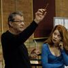 Andrew Porter directs opera singer Nikki Einfeld during rehearsal of the Canadian Opera Company's 'Magic Flute' in 2005