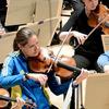 Boston Symphony assistant principal viola Cathy Basrak and principal violist Steven Ansell play in marathon gear