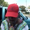 Toussaint Randale wears a hat commemorating Eric Garner's death.