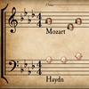 Grant Woolard's animated 'Classical Music Mashup' uses composers portraits to illustrate musical notes.