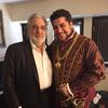Luca Salsi (R), who replaced Placido Domingo (L) in the Met Opera's 'Ernani' Saturday.