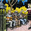 Illustrator and indie comics godfather R. Crumb not only does the artwork for East River String Band's albums, but is an honorary member.