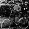 Elgar with his bike, 'Mr. Phoebus'