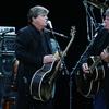 Don and Phil Everly of The Everly Brothers perform in Hyde Park, London on July 15, 2004.