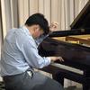 Pianist George Li in the WQXR studio.