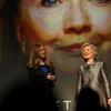Former Secretary of State Hillary Rodham Clinton joins her daughter and Clinton Foundation Vice Chair Chelsea Clinton (L) for the official release of the No Ceilings Full Participation Report
