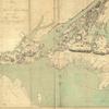 A 1781 map showing an elongated Rockaway Peninsula, Barren Island (now Floyd Bennett Field), but no interior islands.