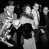 Maria Callas takes reporter questions upon landing at LaGuardia airport Oct. 29, 1959.