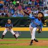 Mo'ne Davis #3 of Pennsylvania pitches to a Nevada batter during the United States division game at the Little League World Series tournament at Lamade Stadium in August 2014 in South Williamsport.