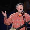 Pete Seeger celebrates his 90th birthday at the Clearwater Benefit Concert at Madison Square Garden on May 3, 2009 in New York City. 