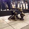 subway, mta, otterness, sculpture , Fare beating