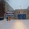 Despite the heavy snow, schools are open in New York City.