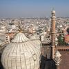 Dome and minaret of Jama Masjid Mosque in Delhi, India