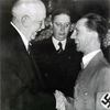 Richard Strauss; Joseph Heinz Drewes, director of the Reichsmusikkammer; and Joseph Goebbels, Nazi propaganda chief 