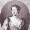 Early 18th century engraved print of playwright Susanna Centlivre