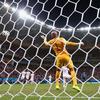 Silvestre Varela of Portugal scores his team's second goal on a header past Tim Howard of U.S.A. during the 2014 FIFA World Cup Group G match at Arena Amazonia on June 22, 2014 in Manaus, Brazil.