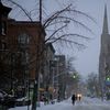 Park Slope, Brooklyn, wakes up to quiet streets but not much snow.