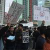 Drivers at an Uber protest in Long Island City, Queens, said pricing policies forced them to work longer hours.