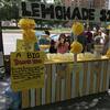A Lemonade Stand for Charity in Columbus Circle, July 29, 2018.