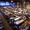  In this May 20, 2009 file photo, several hundred inmates crowd the gymnasium at San Quentin prison in San Quentin, Calif. 