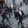 Michael Cohen, former lawyer to President Donald Trump, departs following his appearance in Federal Court on Tuesday, Aug. 21, 2018, in New York.