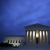 The Supreme Court building is seen at dawn on Capitol Hill in Washington, Thursday, Sept. 27, 2018. 
