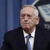  In this April 11, 2017 file photo, Defense Secretary Jim Mattis pauses during a news conference at the Pentagon. 