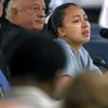 In this May 23, 2018 file photo, Cyntoia Brown appears in court during her clemency hearing at the Tennessee Prison for Women in Nashville, Tenn.