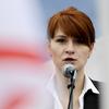 - In this Sunday, April 21, 2013, file photo, Maria Butina, leader of a pro-gun organization in Russia, speaks to a crowd during a rally in support of legalizing the possession of handguns