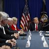 President Donald Trump speaks during a roundtable discussion on the First Step Act, Monday, Nov. 26, 2018, in Gulfport, Miss.