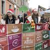 Climate activists attend the March for Climate in a protest against global warming in Katowice, Poland, Saturday, Dec. 8, 2018