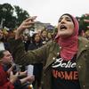 Linda Sarsour with Women's March calls out to other activists opposed to President Donald Trump's embattled Supreme Court nominee, Brett Kavanaugh