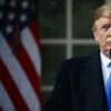 President Donald Trump speaks during an event in the Rose Garden at the White House to declare a national emergency in order to build a wall along the southern border, Friday, Feb. 15, 2019, in Washin