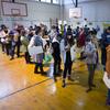 In this Tuesday, Nov. 6, 2018, file photo, voters stand in line to cast their ballots at P.S. 22, in the Prospect Heights neighborhood in the Brooklyn borough of New York.