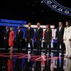 Some of the Democratic presidential candidates at the debate hosted by CNN Wednesday, July 31, 2019, in the Fox Theatre in Detroit.