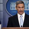 Acting Director of United States Citizenship and Immigration Services Ken Cuccinelli, speaks during a briefing at the White House, Monday, Aug. 12, 2019, in Washington.