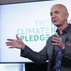 Amazon CEO Jeff Bezos at the National Press Club in Washington on Thursday, Sept. 19, 2019 where he announced the Climate Pledge, setting a goal to meet the Paris Agreement 10 years early. 