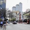 This March 12, 2016 file photo shows a general view of Sixth Street during South By Southwest in Austin, Texas. 
